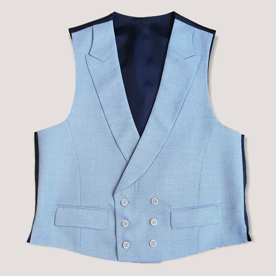 Chaleco de Ceremonia Reversible Boxeadores/Azul