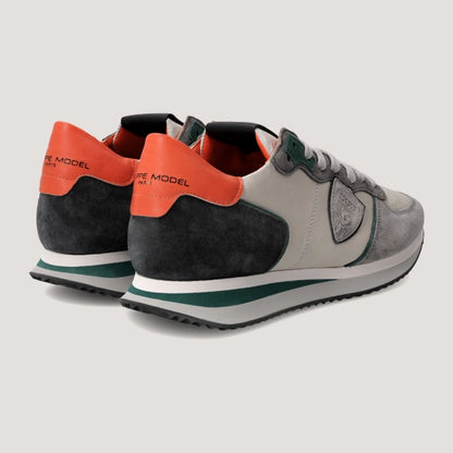 Zapatilla Trpx Philippe Model - TZLU WV01 Gris y Naranja