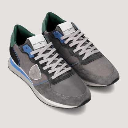 Zapatilla Trpx Philippe Model - TZLU WV03 Gris y Verde