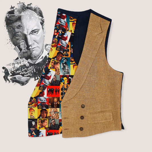 Tarantino/Gold Reversible Ceremony Vest
