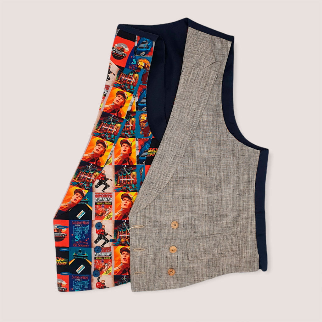 Back to the Future Reversible Ceremony Vest/Beige