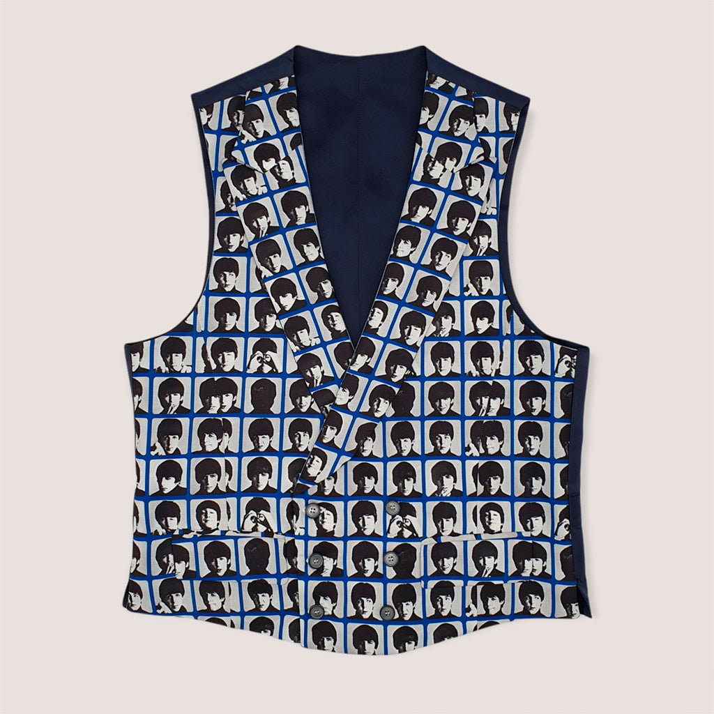 Beatles/Blue Reversible Ceremony Vest