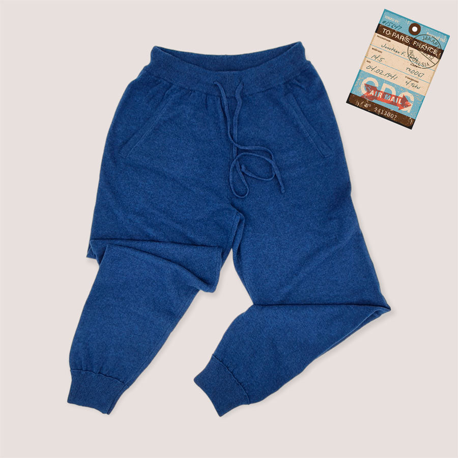 Pantalón Jogger de lana Azulón