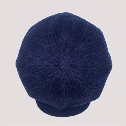 "Peaky"Navy cloth cap