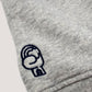 "Art Of Boxing" Gray Sweatshirt with Reversible Hood