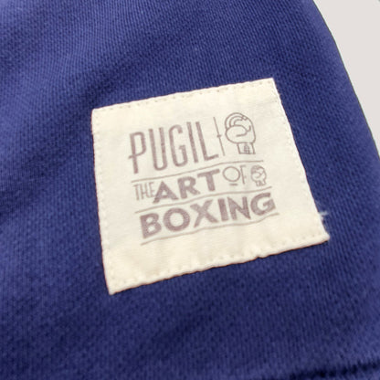 Sudadera "Art Of Boxing" Azul Marino con Capucha
